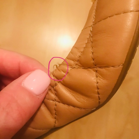 Michael Kors Fulton quilted nude flats - Picture 7 of 11
